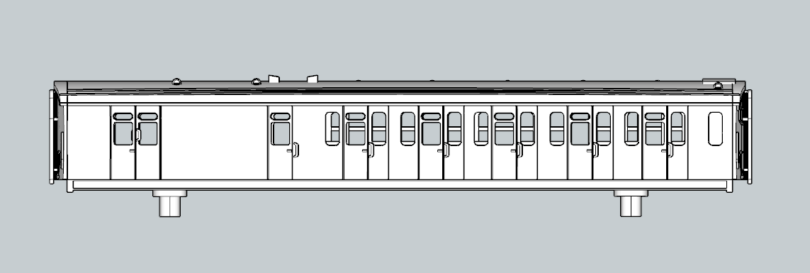 (image for) SR Bulleid 59ft 5 cmpt Brake Third - d2121